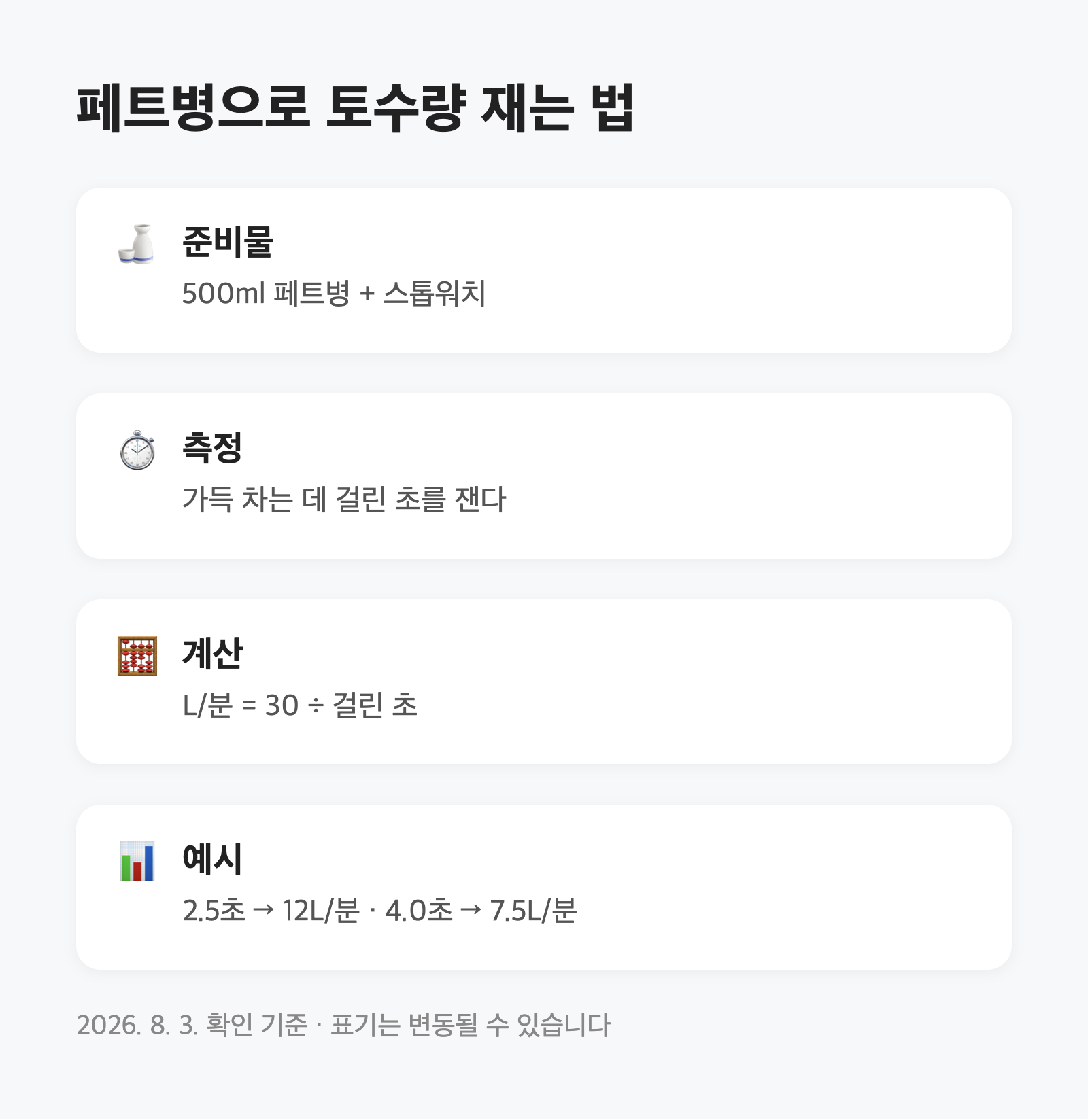 '수압상승' 샤워헤드, 집 수압은 그대로입니다｜입주 첫날 2분이면 재는 방법